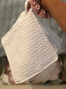 Reusable Cotton Washcloth/Dishcloth